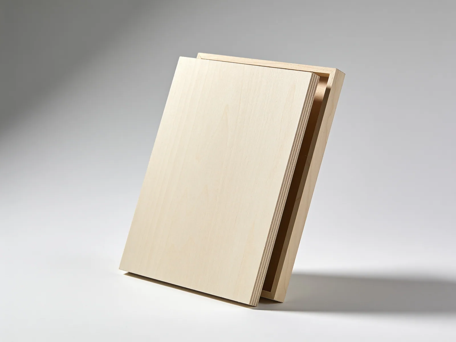 Derwent Cradled Panel 8 × 10 — Void-free birch, 22 mm ash cradle, sanded face